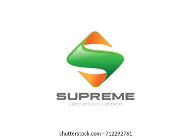 Letter S square rhombus shape Logo design vector template.
Media Promo Entertainment Corporate Logotype concept icon.