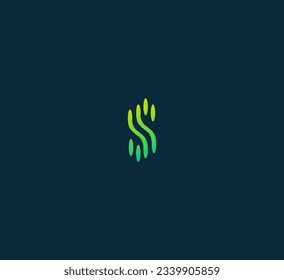 Letter S, SS logo icon design template elements.