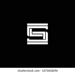 Letter S or SS logo template