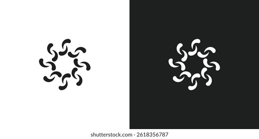 Letter S Sun Logo Design