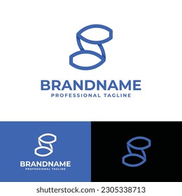 Letter S Surf Logo, geeignet für jedes Geschäft mit Surf mit S Initialen.