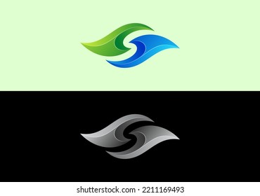 Letter S Sword for battle type