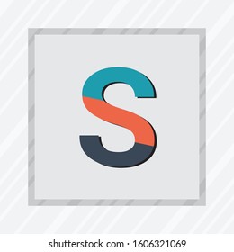 Letter S symbol icon design template elements