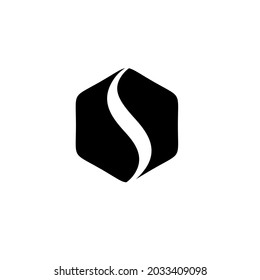 Letter S symbol logo - vector icon