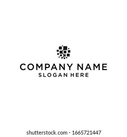 vectorial de diseño de icono de logotipo técnico