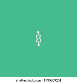 Letter S Tech logo icon template design in Vector illustration