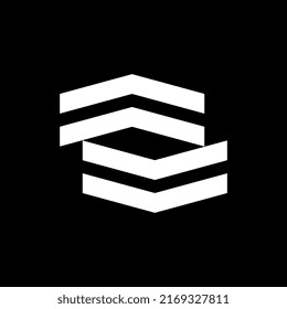 plantilla de logotipo técnico de letras