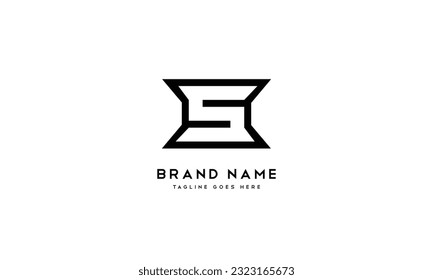 Letter S Technology Logo Design Monogram