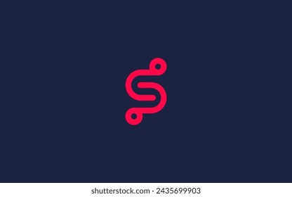 letter s technology logo icon design vector design template inspiration