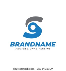 Letra S Logotipo da tecnologia, simbolizando inovação, progresso e tecnologia de ponta
