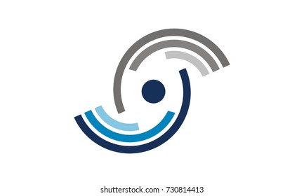 Letter S Technology Motion