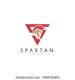 diseño espartano de color de la plantilla de letra S para identidad empresarial y de empresa Símbolo Plantilla de diseño de estilo plano Vector de diseño