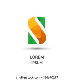 Letter S that can be used as initial logo