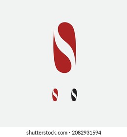 Logo Temático De La Letra S. Vector