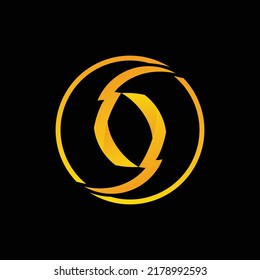 Letter S Thunder Logo Design