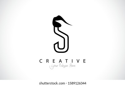 Letter S Trendy Logo Design. Creative Letters Icon Logo with monogram style Vector Illustration.