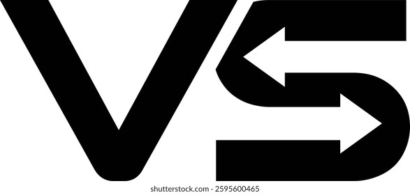 letter s two arrow recycle or exchange logo with vector file.