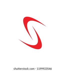 letter s two opposite arrows logo 