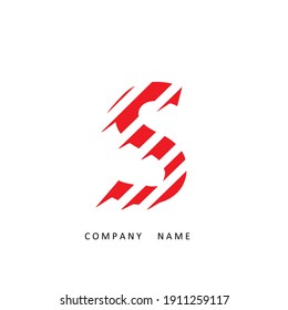 Letter S Typography Logo Design