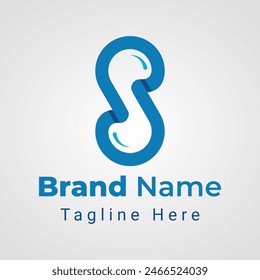 Letter S Unique Monogram Logo, Can be used as brand identity