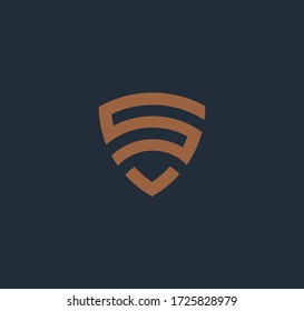 Letter S V Logo Design. kreatives monochromes Monogramm-Symbol. Universelles elegantes Vektoremblem. Premium Business-Logo. Grafisches Alphabet-Symbol für Unternehmensidentität