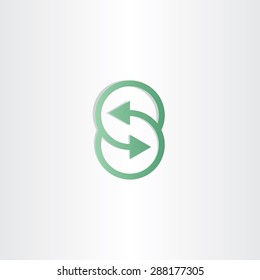 letter s vector arrows vector symbol design