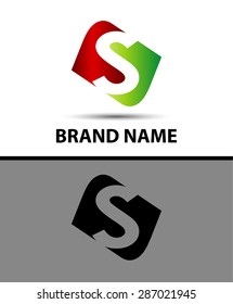 Letter s Vector elegant alphabet symbol 

