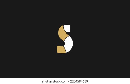 Design-Vorlage für Vektorsymbol Letter s	