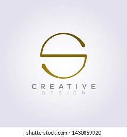 Letter S Vector Illustration Design Clipart Symbol Logo Template.