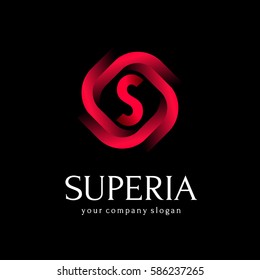 Letter S vector logo design template. 
