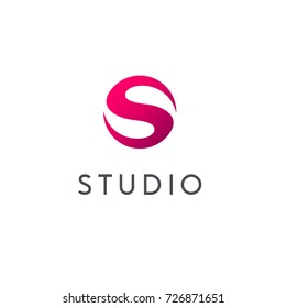 Letter S vector logo design.