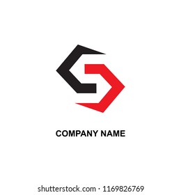 Letter S Vector Logo, Minimal Emblem or Banner. Creative Geometric Element Similar to Number 5 for Business Company Identity