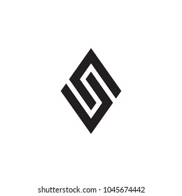 letter s vector logo template 