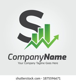 Letter S vector logo template, Colorful Letter S logo, Financial Company Logo, Financial Institute Advisors Logo Design Template Vector Icon