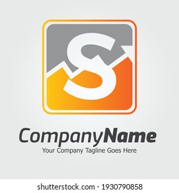 Letter S vector logo template, Colorful Letter S logo, Financial Company Logo, Financial Institute Advisors Logo Design Template Vector Icon