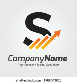 Letter S vector logo template, Colorful Letter S logo, Financial Company Logo, Financial Institute Advisors Logo Design Template Vector Icon