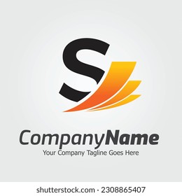Letter S vector logo template, Colorful Letter S logo, Financial Company Logo, Financial Institute Advisors Logo Design Template Vector Icon