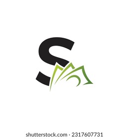 Letter S vector logo template, Colorful Letter S logo, Financial Company Logo, Financial Institute Advisors Logo Design Template Vector Icon