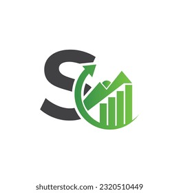 Letter S vector logo template, Colorful Letter S logo, Financial Company Logo, Financial Institute Advisors Logo Design Template Vector Icon