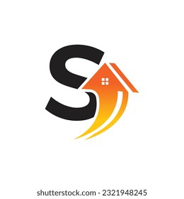 Letter S vector logo template, Colorful Letter S logo, Real Estate, Building and Construction Logo Design Template Vector Icon