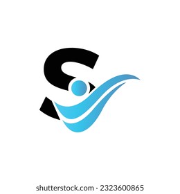 Letter S vector logo template, Colorful Letter S logo, Financial Company Logo, Financial Institute Advisors Logo Design Template Vector Icon