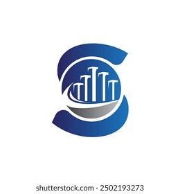 
Letter S vector logo template, Colorful Letter S logo, Real Estate, Building and Construction Logo Design Template Vector Icon
