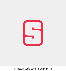Letter S vector, logo. Useful as branding symbol, corporate identity, alphabet element, app icon, clip art, and illustration.