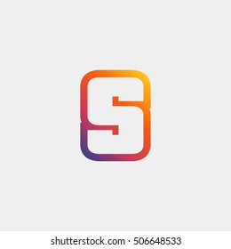 Letter S vector, logo. Useful as branding symbol, corporate identity, alphabet element, app icon, clip art, and illustration.