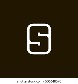 Letter S vector, logo. Useful as branding symbol, corporate identity, alphabet element, app icon, clip art, and illustration.