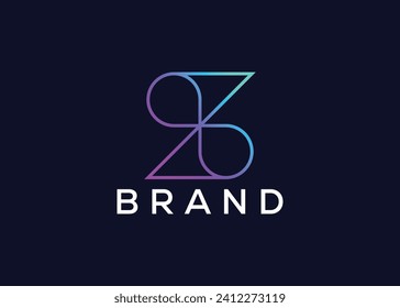Letter S vector monogram logo design template