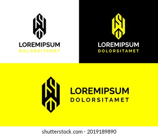 Diseño del logotipo de la letra S W V. símbolo monocromo creativo mínimo. emblema vectorial universal elegante. Logotipo de negocio premium. Símbolo gráfico del alfabeto para identidad corporativa