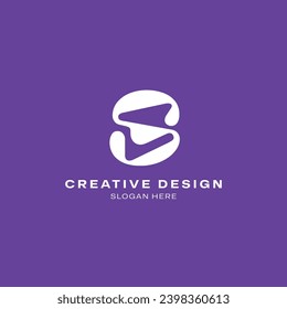 Letter S wave Minimal Premium logo Design