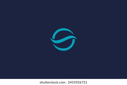 letter s with waves logo icon design vector design template inspiration