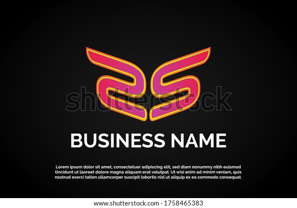 Letter S With Wings icon incorporated\
within for Initial Letter Logo For Your Freight Company Name,\
Alphabet Logo Template Ready For Use, Modern Initial\
Logo